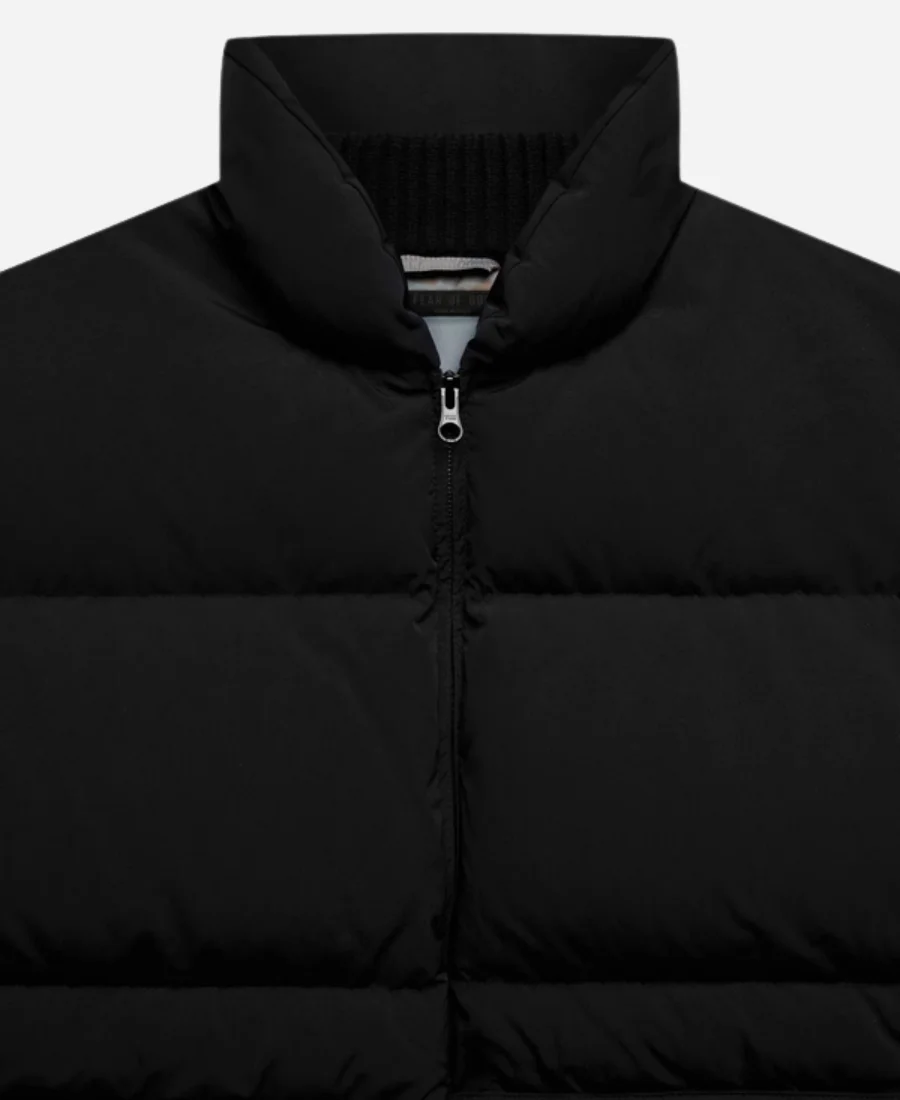 Fear of God Essentials Downfilled Black Puffer Jacket - Image 3