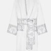Ford Jast White And Silver Versace Bathrobe