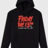 Friday The 13th Mask Black Hoodie