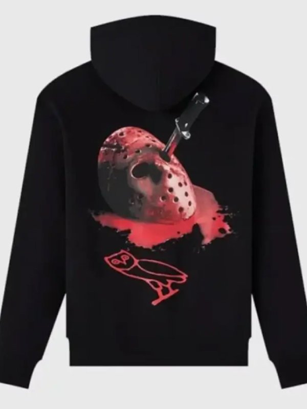 Friday The 13th Mask Black Hoodie