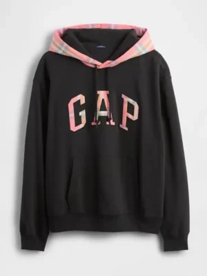 Gap Plaid Hoodie - Image 4