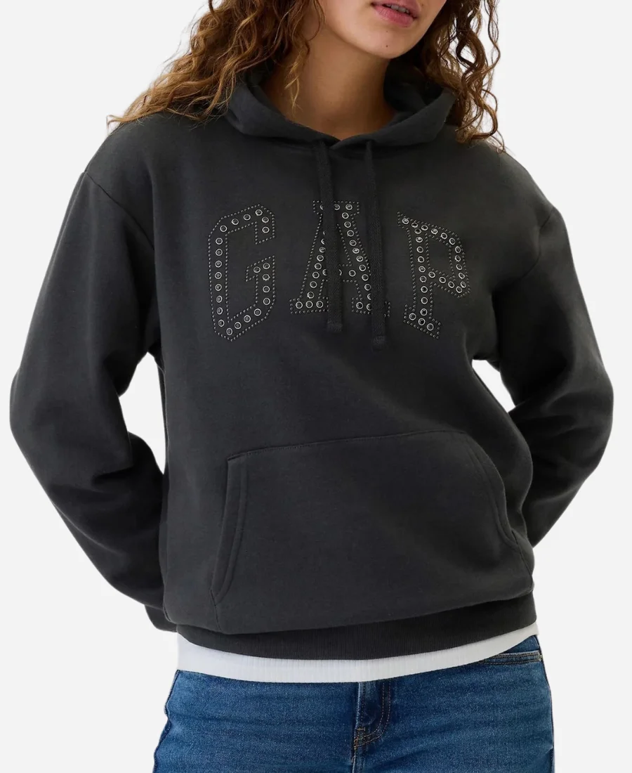 Gap Rhinestone Pullover Hoodie - Image 2