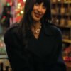Jameela Jamil Black Trench Coat