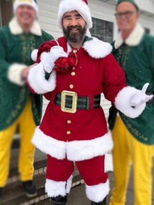 Jason Kelce Santa Claus Coat