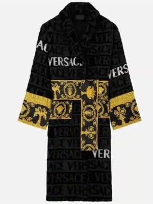Kaia Wiza Versace Bath Robe