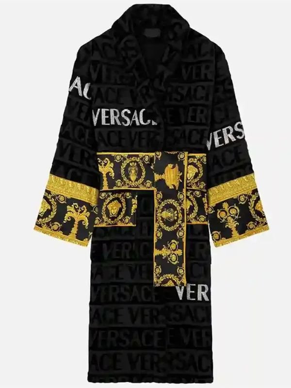 Kaia Wiza Versace Bath Robe