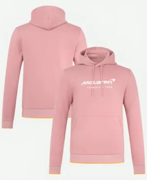 McLaren Essential Pink Logo Hoodie - Image 3