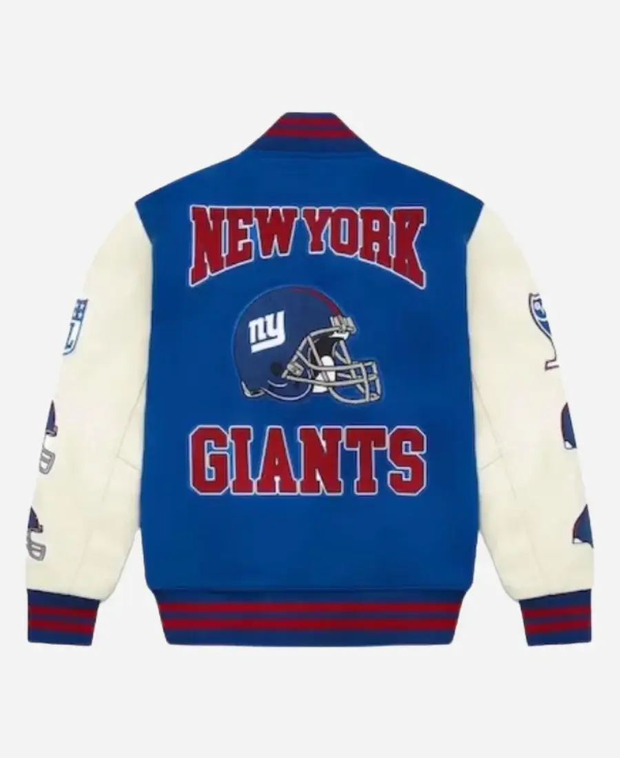 New York Giants OVO Varsity Jacket - Image 2