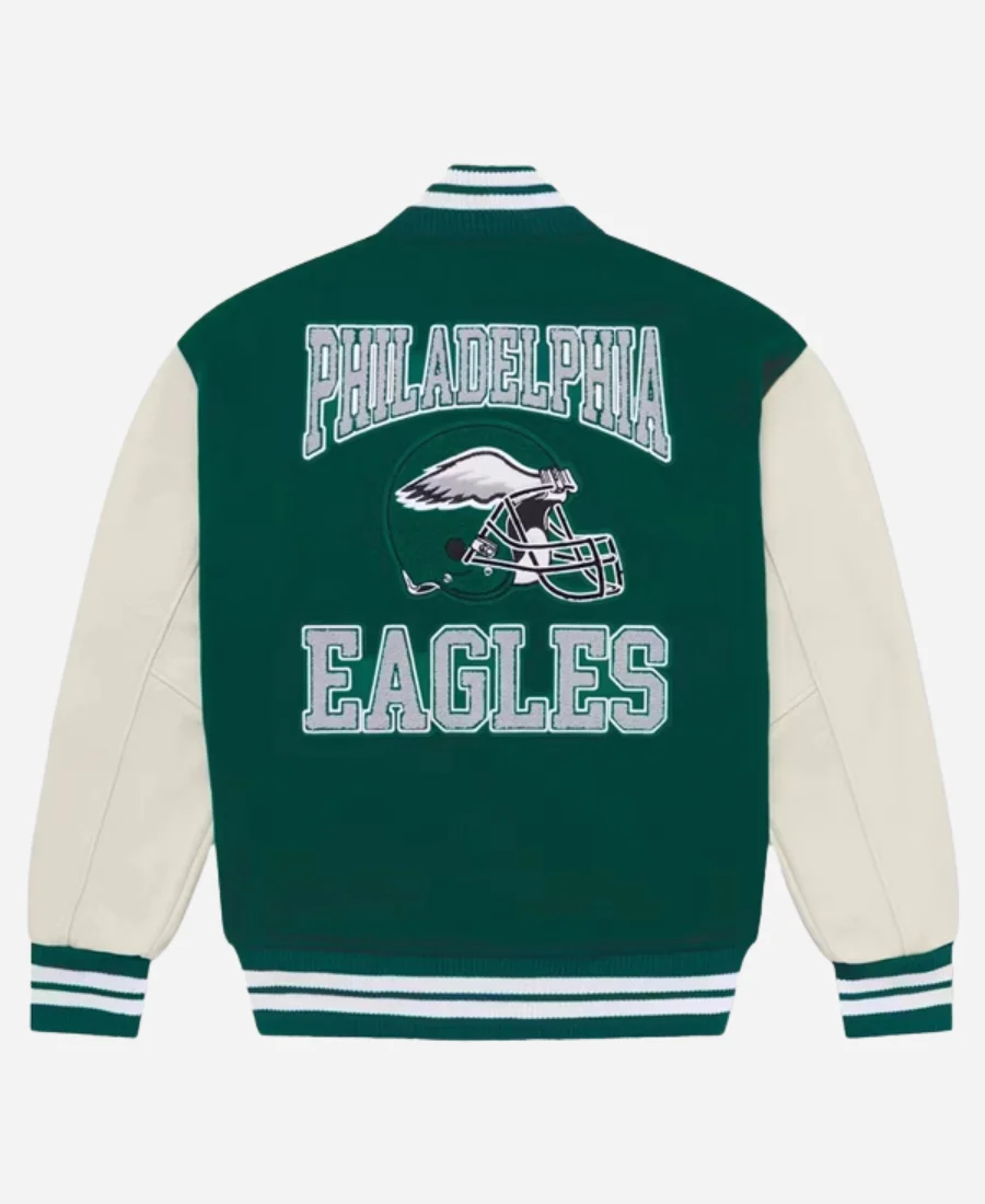 OVO x NFL Philadelphia Eagles Varsity Jacket - Image 2
