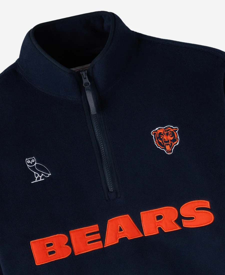 OVO Chicago Bears Mock Neck Fleece - Image 2