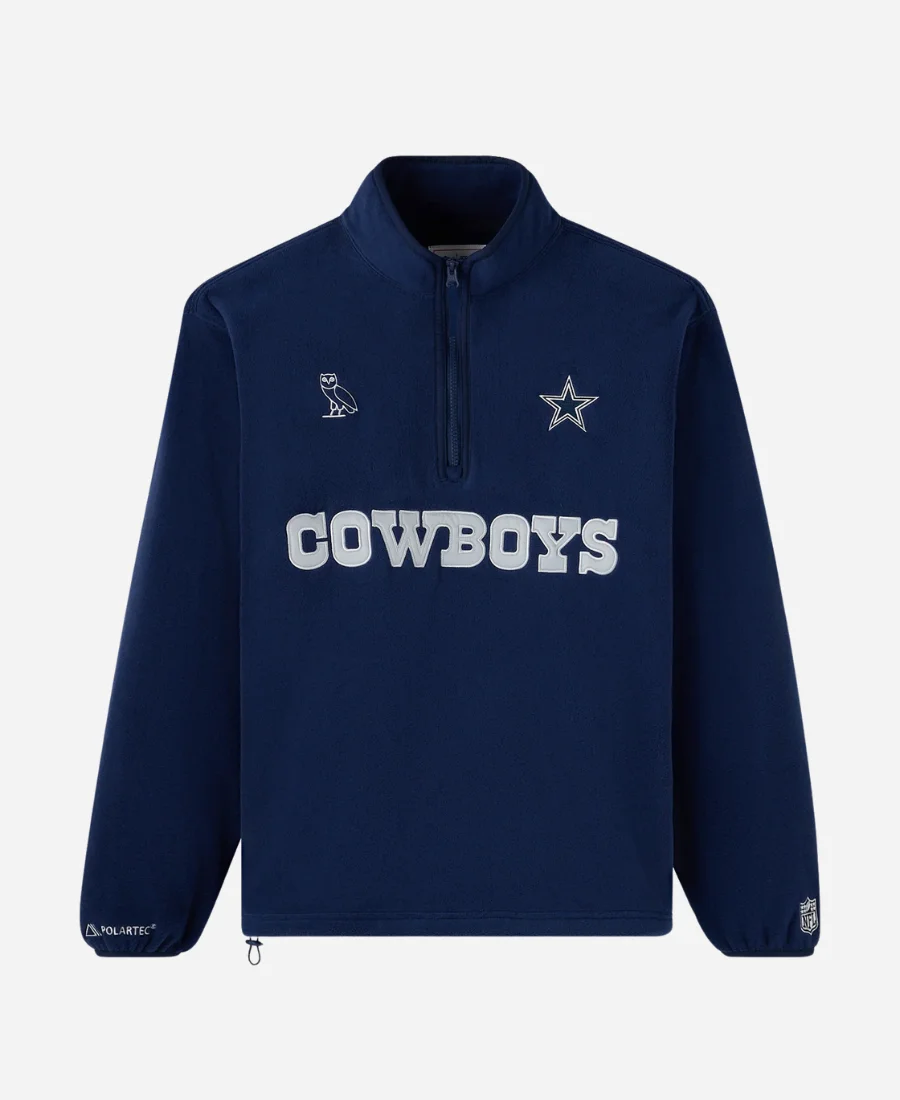 OVO Dallas Cowboys Mock Neck Fleece