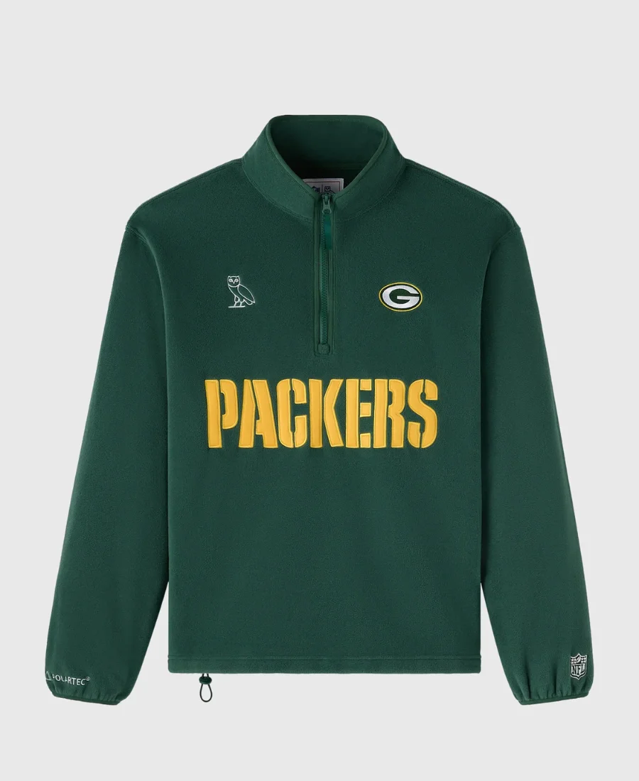 OVO Green Bay Mock Neck Fleece