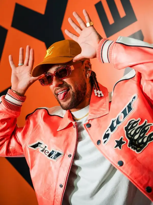 Neymar Hellstar Avirex Leather Jacket - Image 5
