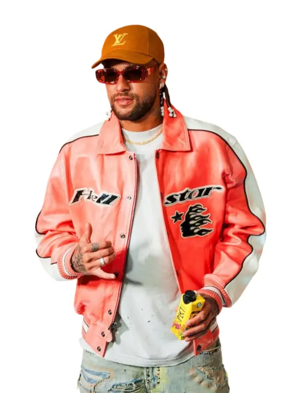 Neymar Hellstar Avirex Leather Jacket - Image 6