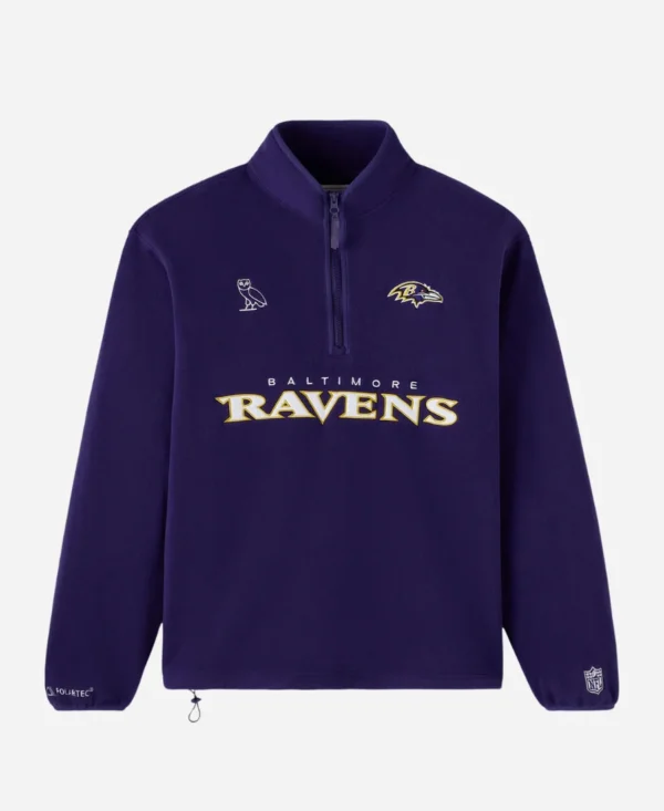 OVO Baltimore Ravens Mock Neck Fleece