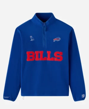 OVO Buffalo Bills Mock Neck Fleece
