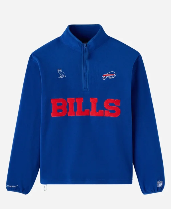 OVO Buffalo Bills Mock Neck Fleece