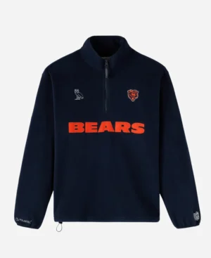 OVO Chicago Bears Mock Neck Fleece