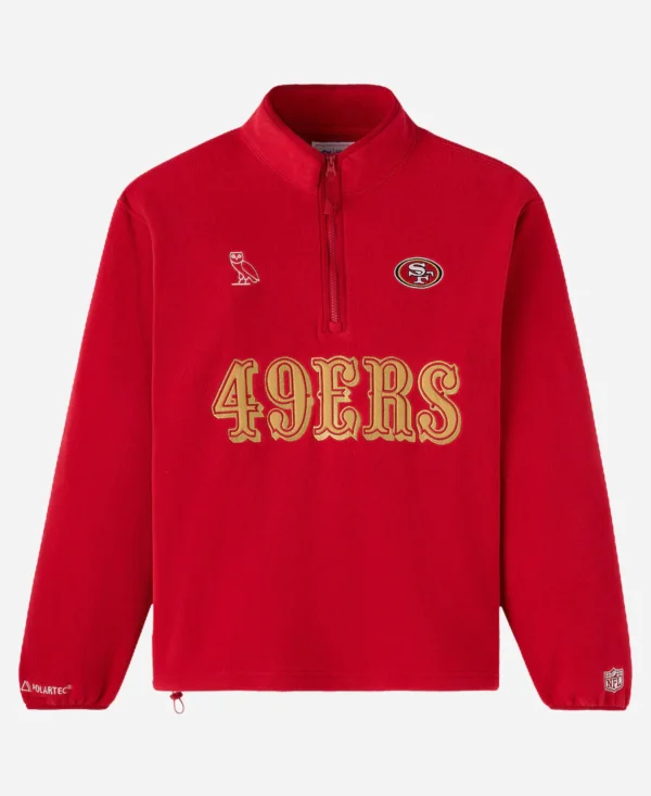 OVO San Francisco 49ers Mock Neck Fleece