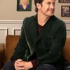 Oliver Hudson Green Velvet Blazer