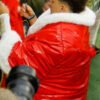 Patrick Mahomes Santa Claus Red Coat