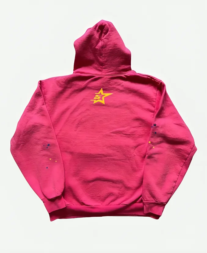 Sp5der Pink Hoodie - Image 4