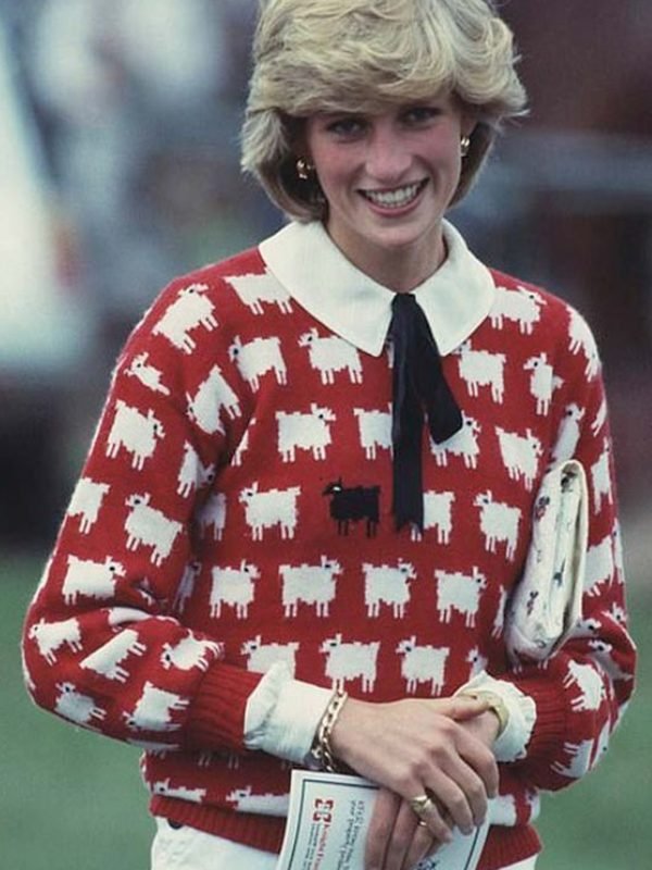 Princess Diana Black Sheep Sweater