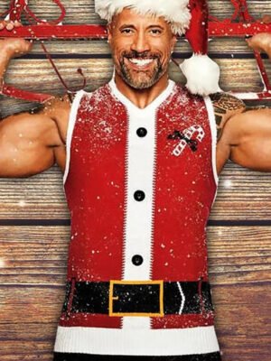 Red One Dwayne Johnson Christmas Vest
