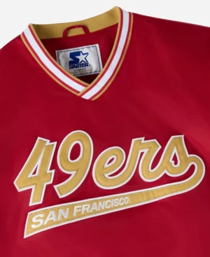 OVO San Francisco 49ers Trainer Pullover Starter Jacket - Image 3