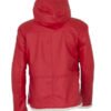 Santa Claus Christmas Red Fur Leather Coat Jacket