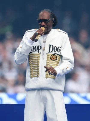Snoop Dogg AFL Grand Final 2025 White Jacket