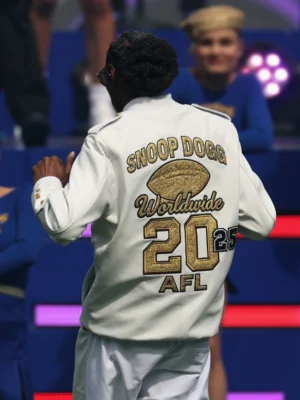 Snoop Dogg AFL Grand Final 2025 White Jacket - Image 2