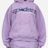 Sp5der Acai Purple Hoodie