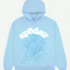 Sp5der Blue Hoodie