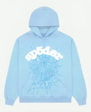 Sp5der Blue Hoodie
