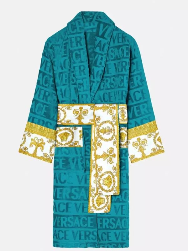 Teal Versace Robe