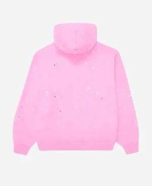Sp5der Atlanta Hoodie Pink - Image 2