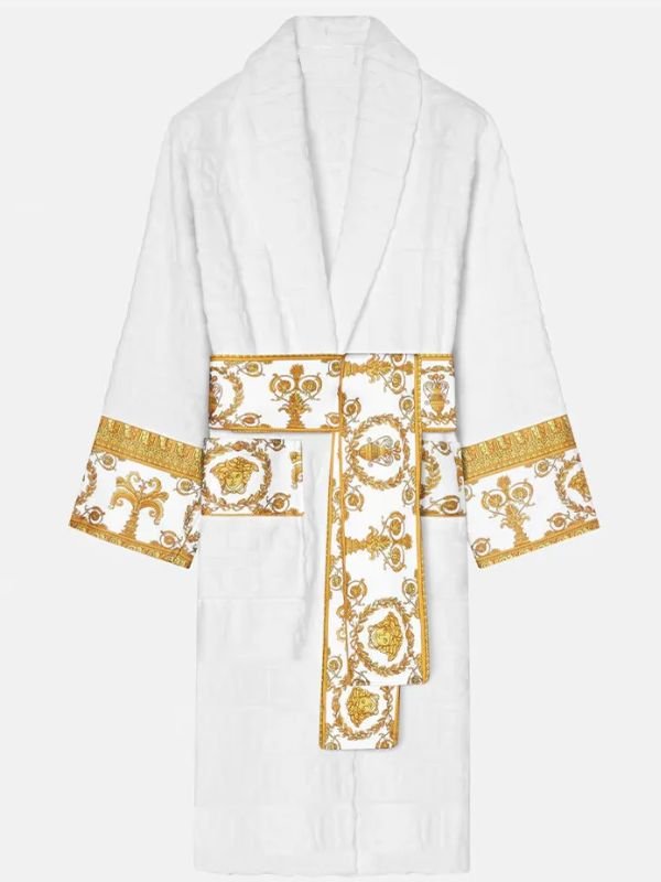White Versace Robe