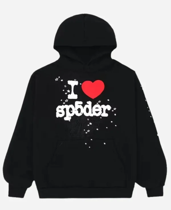 I Love Mariah Sp5der Black Hoodie