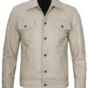 Beige Trucker Jacket