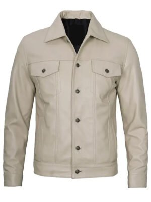 Beige Trucker Jacket