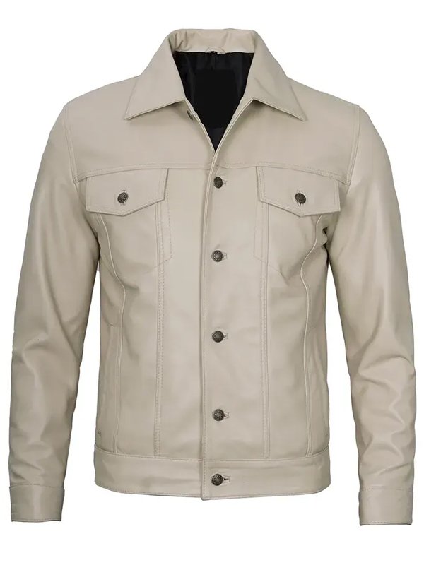 Beige Trucker Jacket