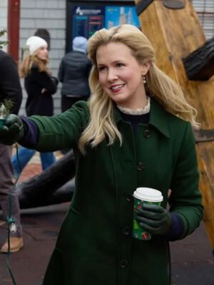 Ginna Claire Mason Green Trench Coat