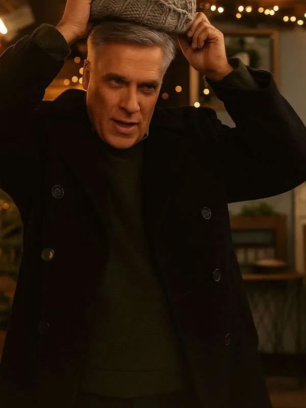 The Christmas Ring Kelsey Grammer Black Coat