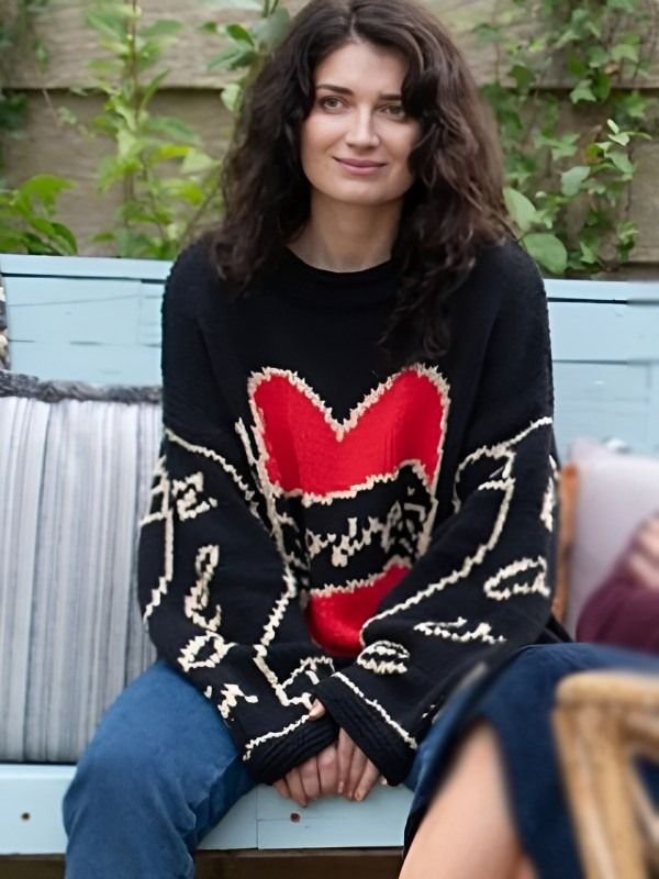 Bad Sisters Eve Hewson Love Black Sweater