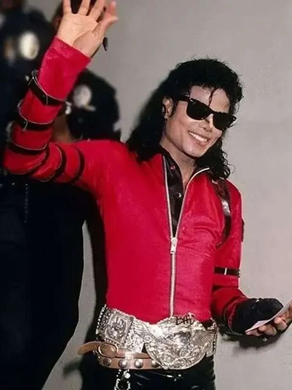 Bad World Tour Michael Jackson Red Jacket