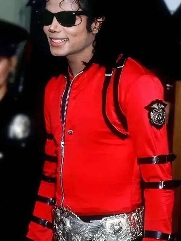 Bad World Tour Michael Jackson Red Jacket