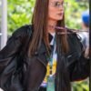 Brie Larson F1 Grand Prix 2026 Black Jacket
