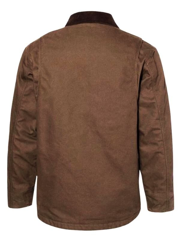 Chocolate Brown Cotton Jacket