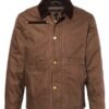 Chocolate Brown Cotton Jacket